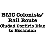 BMC Colonists' Rail Route CP Diaz to EScandon