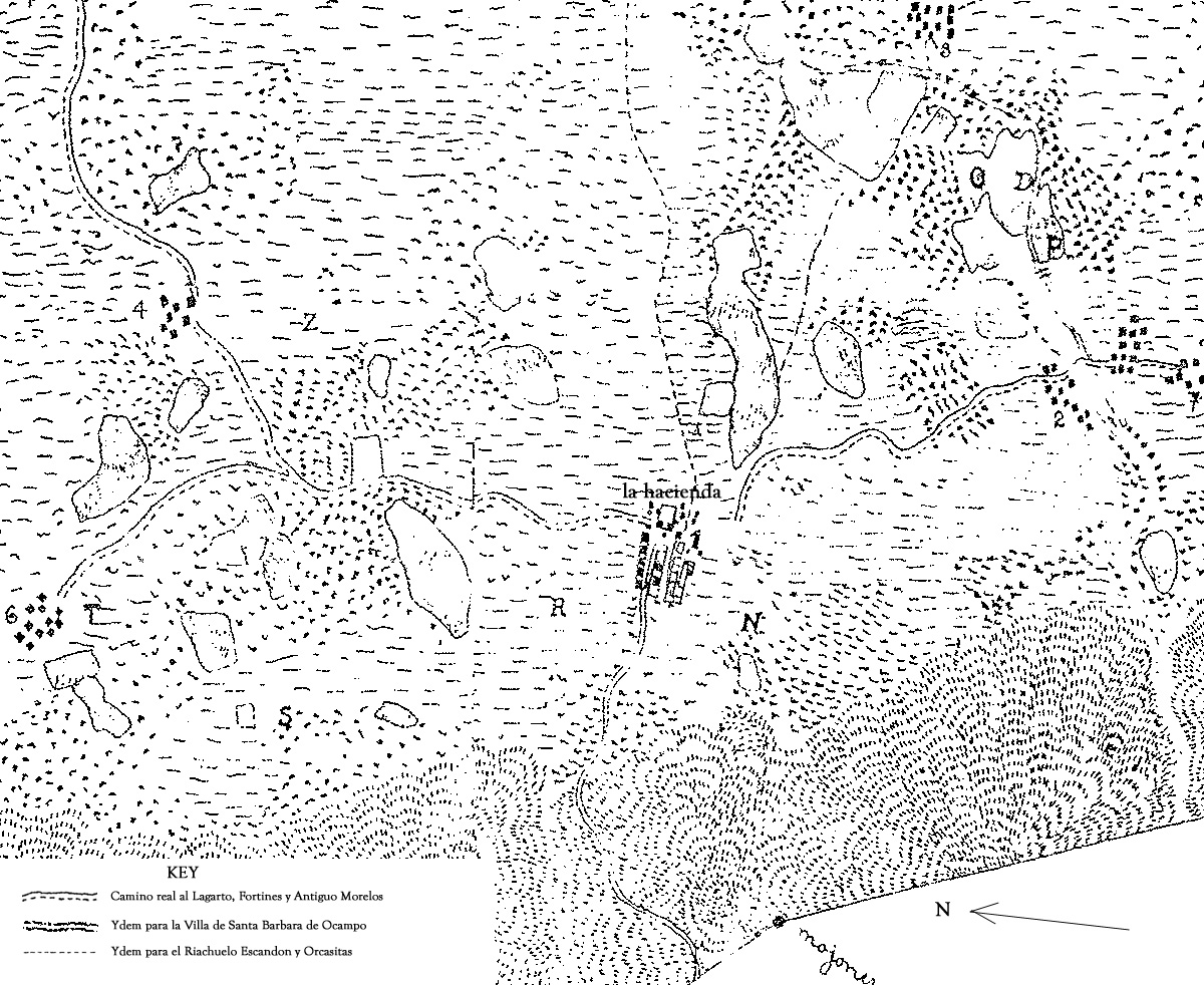 Hacienda de Chamal Map