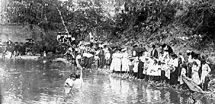 Baptism of Hattie & Bertie Helm 1907