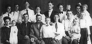 Frank Humphers Family 1907 Ada