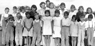 School Kids 1936 George Taylor Teacher