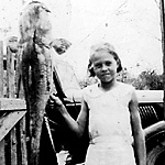 Mary Taylor with fish