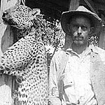 Cecil Thompson with tiger
