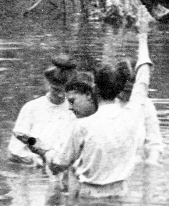 Baptism of Hattie & Bertie Helm 1907