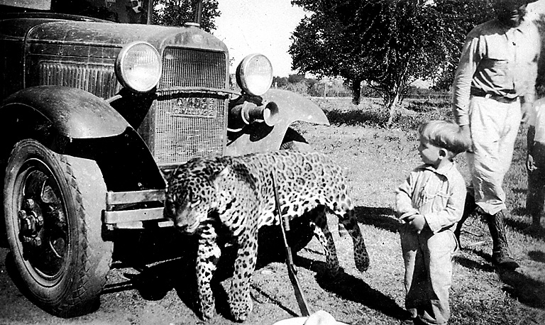 Bob Britt with tiger