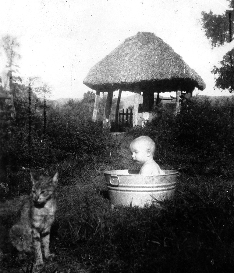 Bob Britt Jr. in a Tub