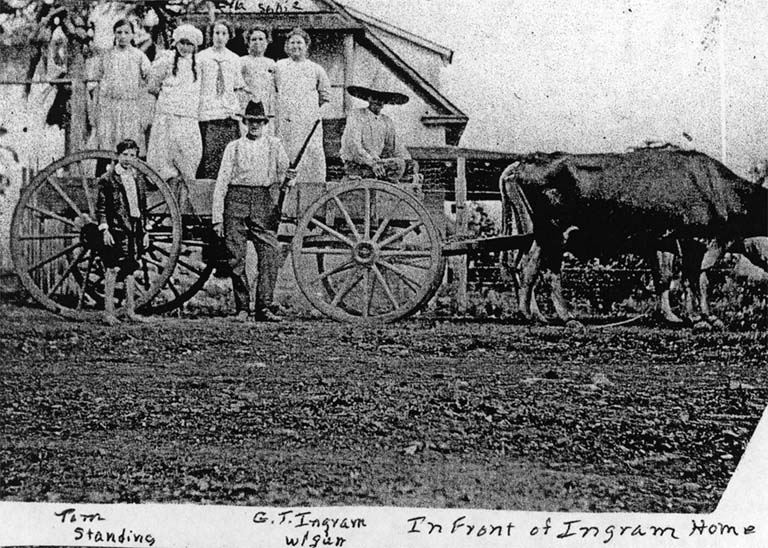  Ingram Family on Wagon