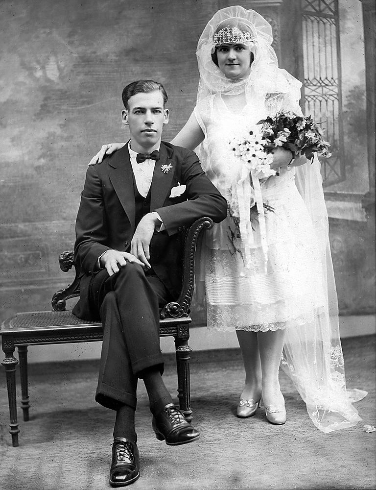 Melton & Evelyn Medlin Wedding Picture