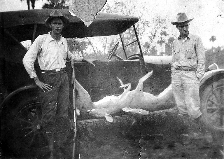 Jewel Snell & Robert Britt with deer