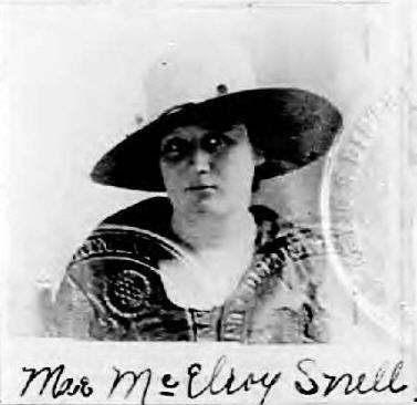 Mae McElroy Snell 1919 Passport Picture