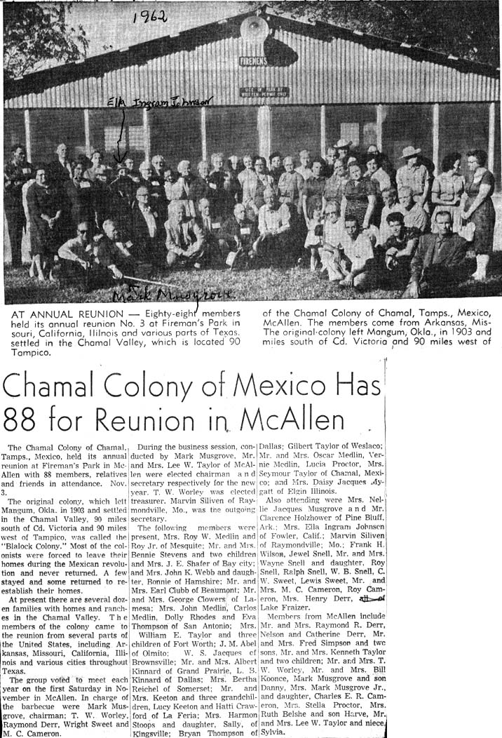 1962 BMC Reunion Article