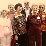 Leona, Adell, Martha, Albert, Tincy, Ruth Rhodes