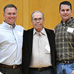 Frank Snell with sons John & Frank