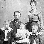 William J. & Maggie Sileven & kids 