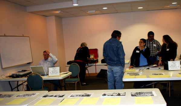 Image Viewing Area at the 2010 Blalock Mexico Colony Reunion