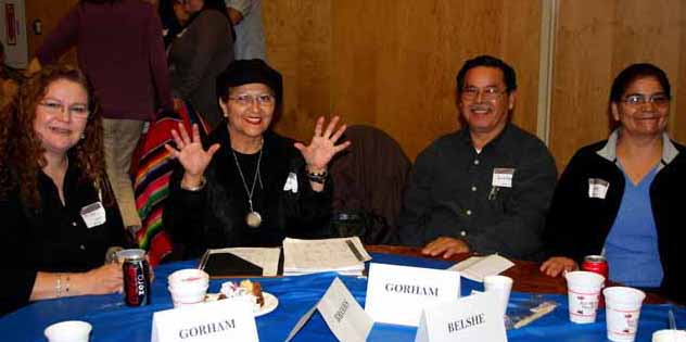 Gorham-Belshe Table at the 2010 Blalock Mexico Colony Reunion