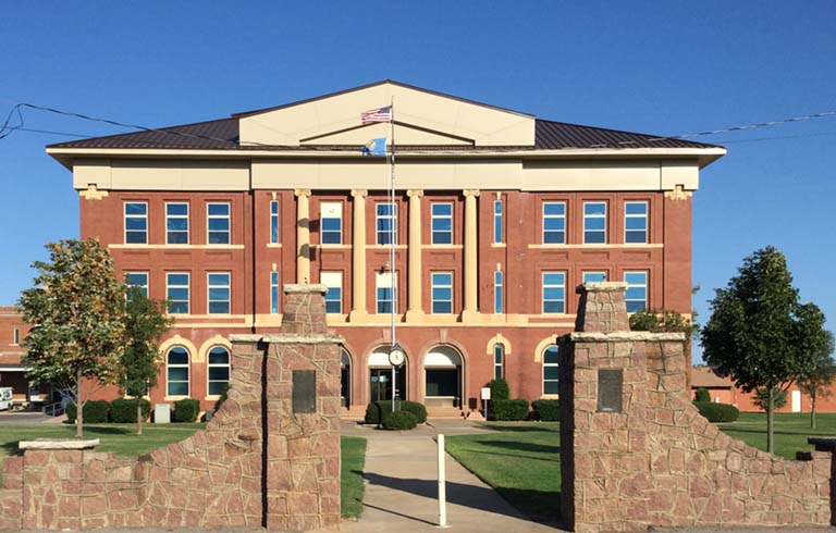 Greer County Courthouse in Mangum, Oklahoma